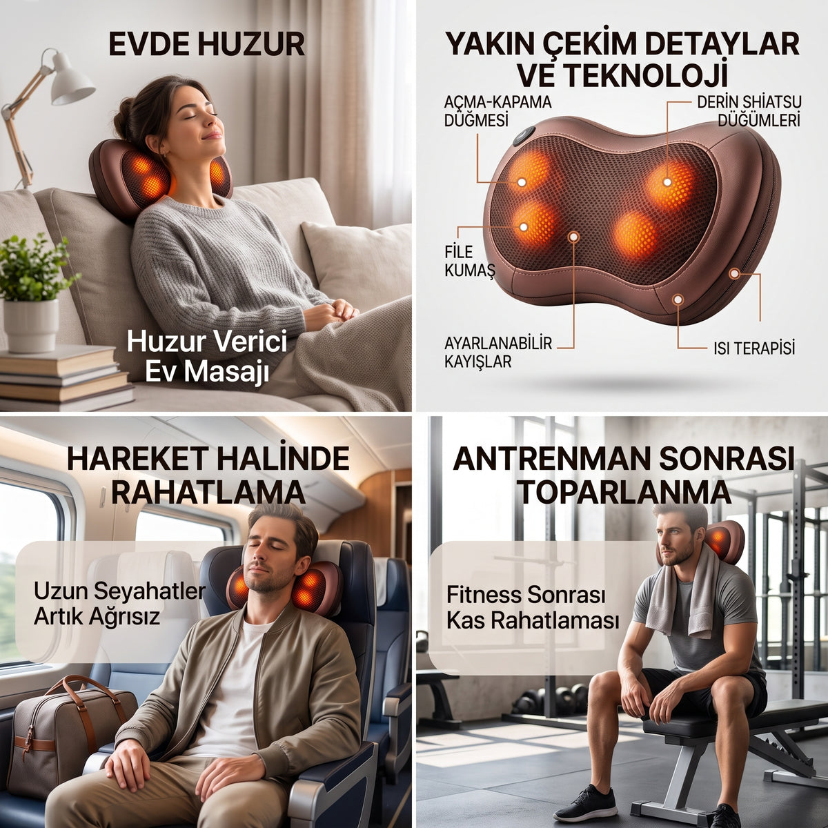 Çok Fonksiyonlu Masaj Aleti
